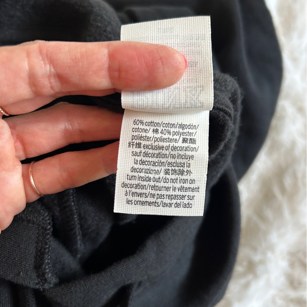 Pink by Victoria Secret Black Sweatshirt Dress, Size S - Picture 4 of 10